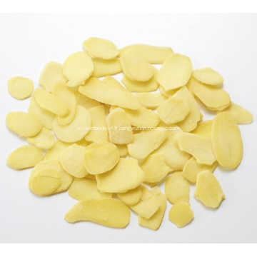 IQF congelée jaune gingembre Flake tranches